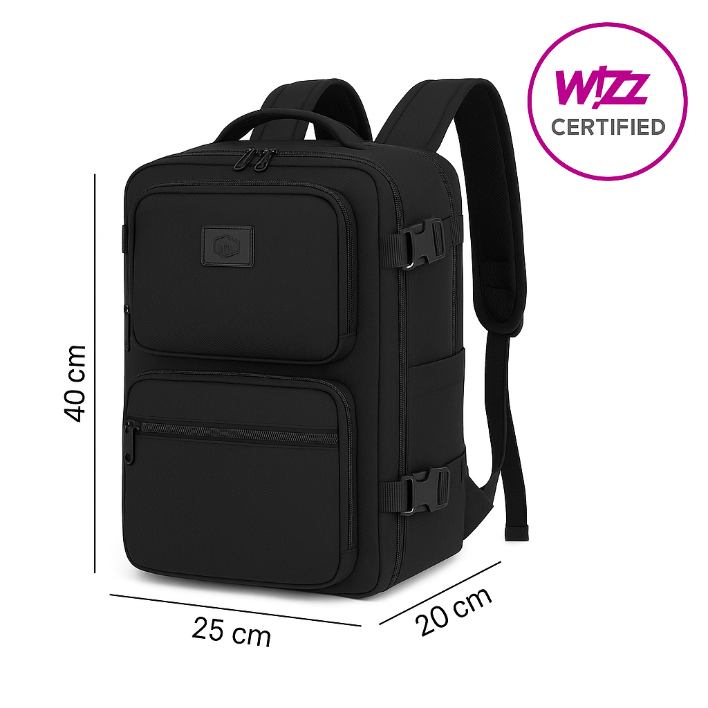 Sac à dos cabine 40x25x20 cm – Compatible Wizzair