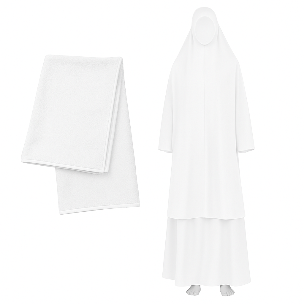 Ihram/Jilbab Femme – Tenue Omra/Hajj